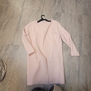 Elegant Pink Pea Coat